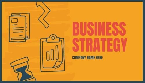 Business strategy banner template - How to start a part-time business that works - Image