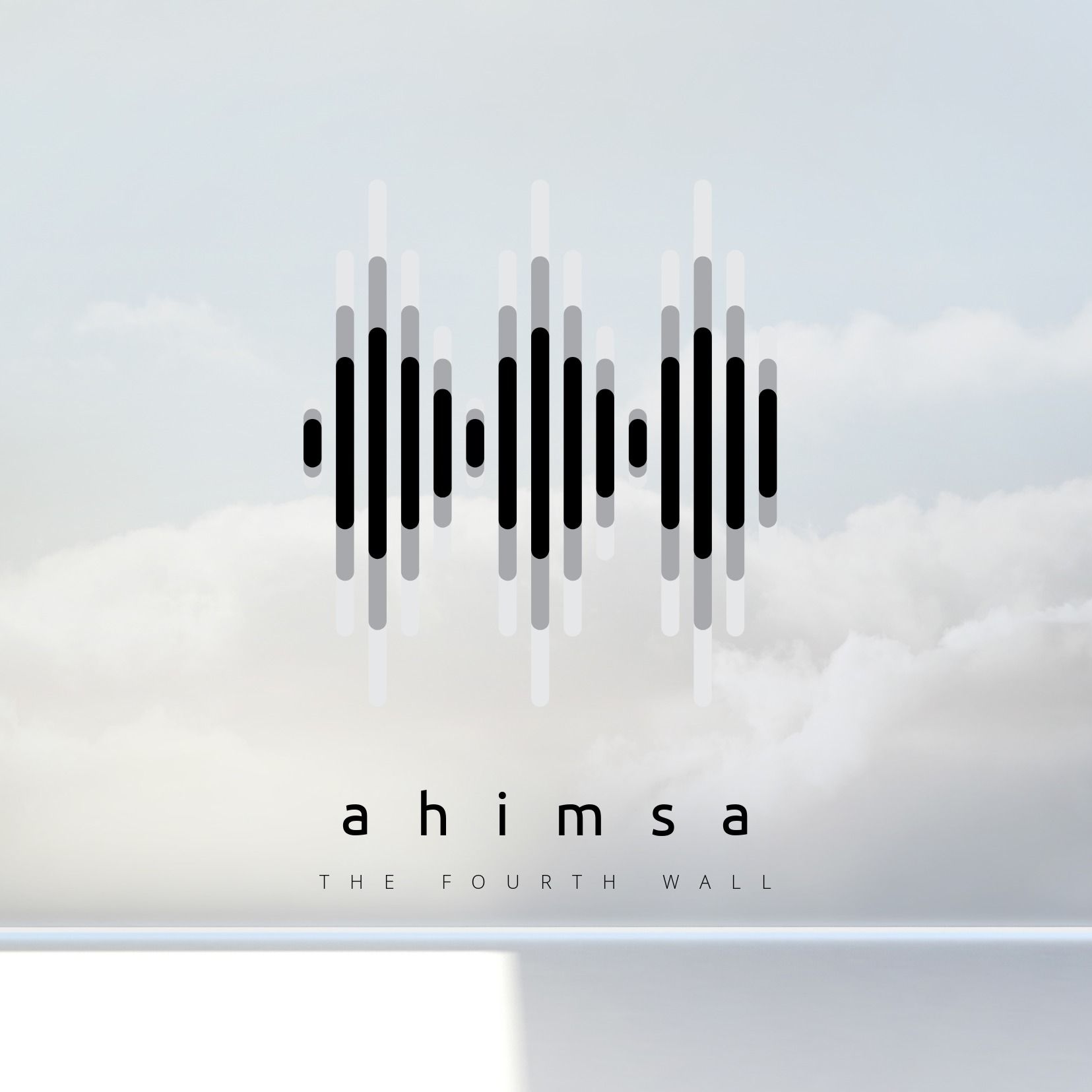 Soundbars vor einem Himmelshintergrund – Verwendung des offenen Himmels bei der Gestaltung des Albumcovers – Bild