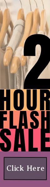 Modèle d&#39;annonce verticale de vente flash - 2 heure de vente rapide- Image