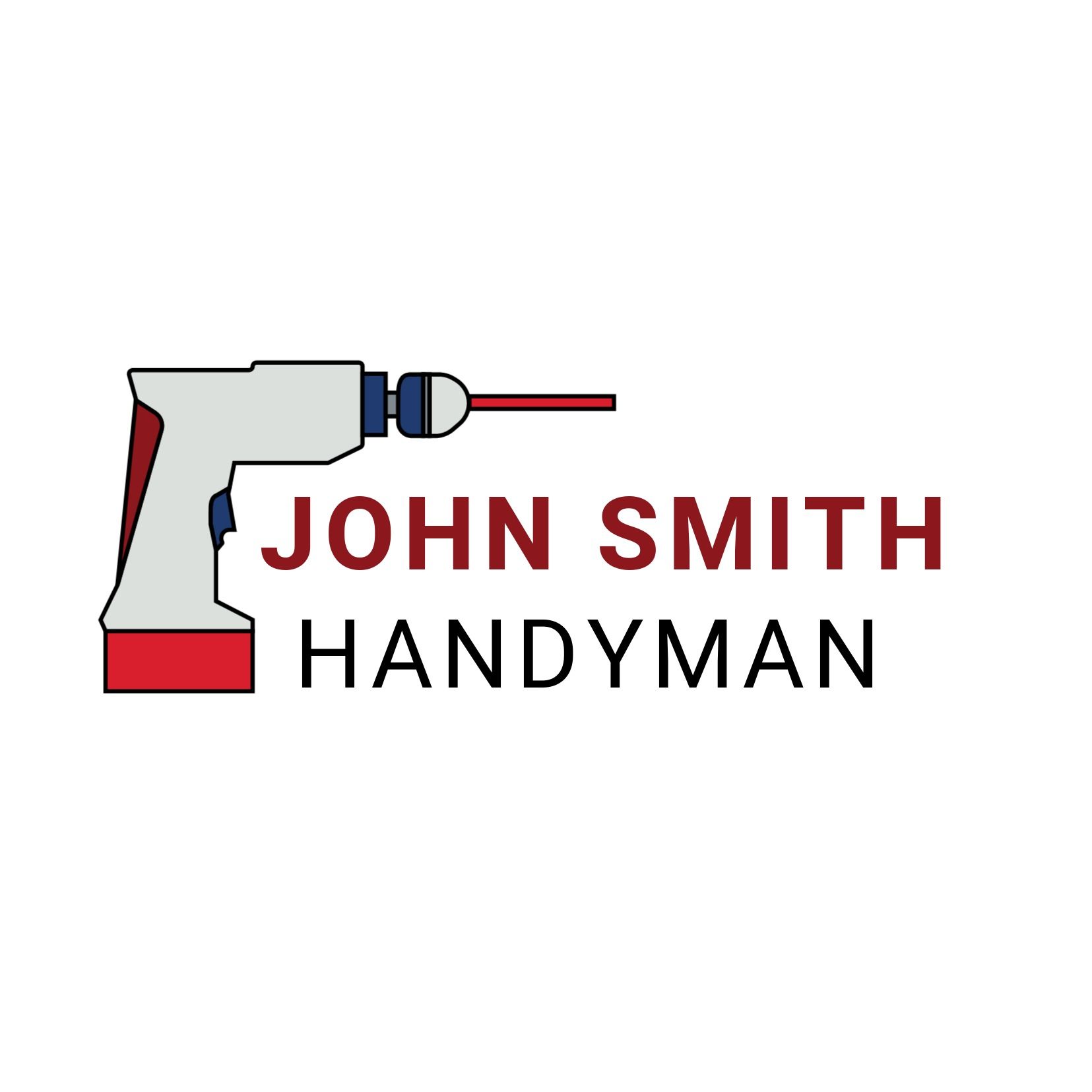 Logotipo de Handyman con un taladro eléctrico - Ventajas de la fuente Heebo - Imagen