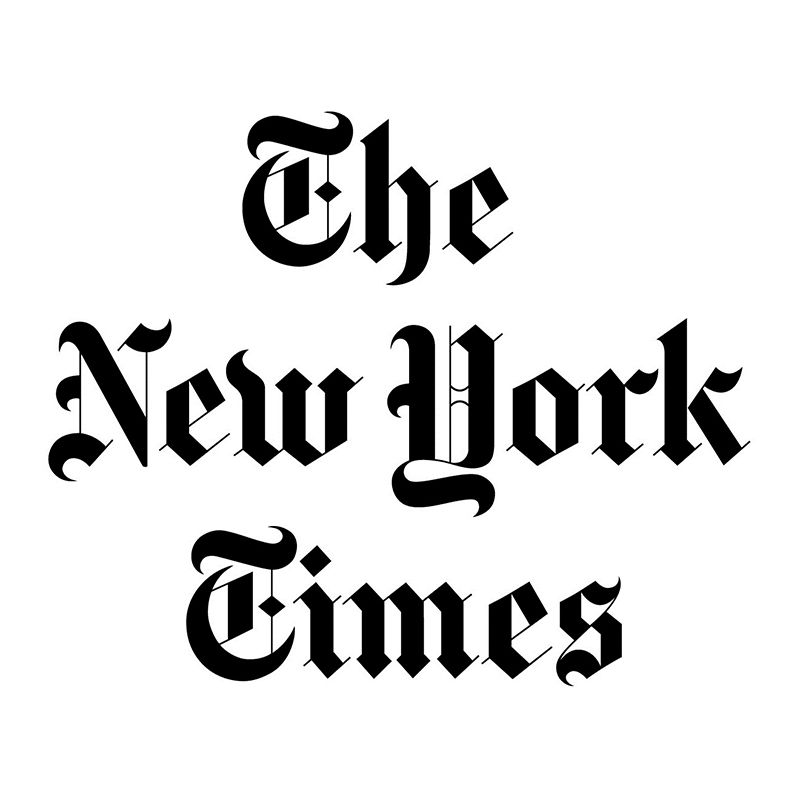 Das Logo der New York Times – Schriftart des New York Times-Logos – Bild