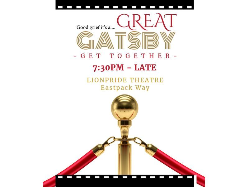 The Great Gatsby poster - Roaring Twenties themed birthday party ideas - Image
