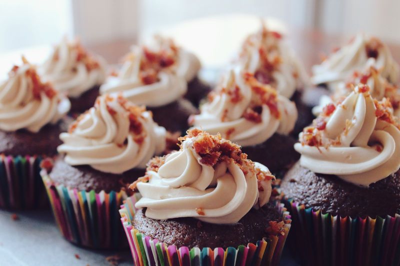 Cupcakes with cream - Cupcake Birthday Party Ideas - Image