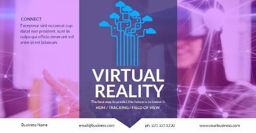 Virtual realisty business card - Include images on popular topics in your posts - Image