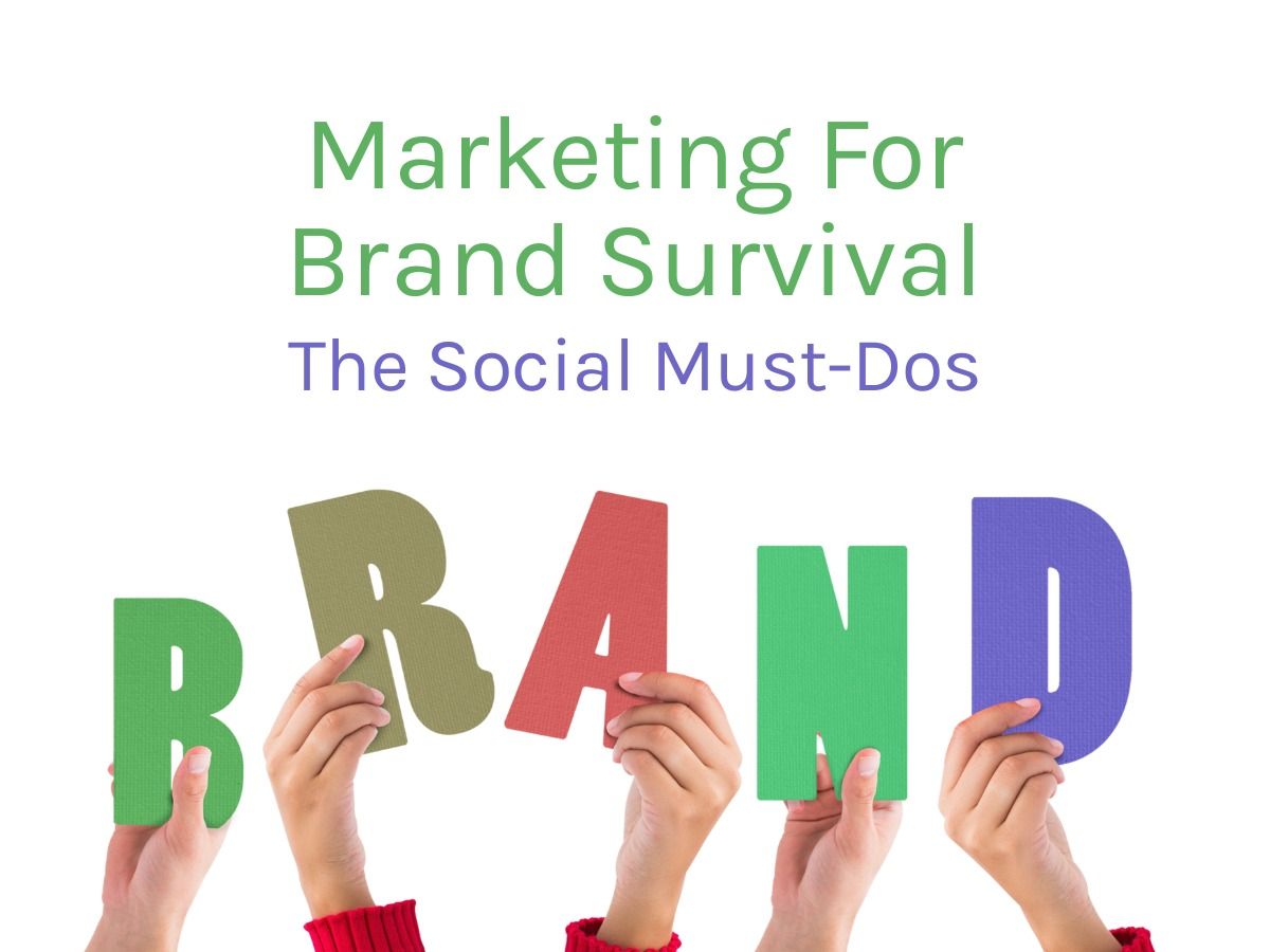 Hands holding the letters that make up the word 'Brand' - The social must-dos when it comes to marketing for brand survival - Image