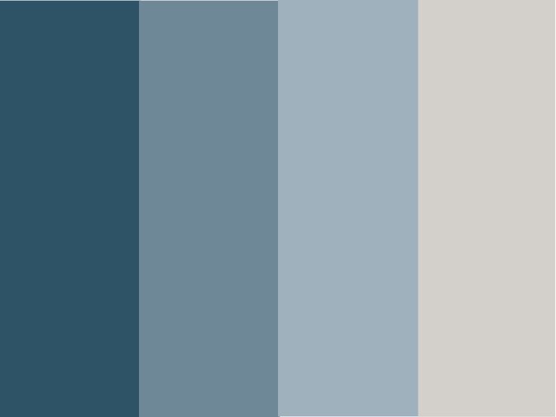 segunda paleta de cores azul escuro