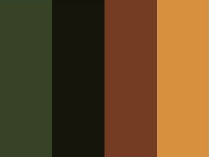 Third color palette dark green - The importance of a brand's color palette and how to choose the right colors - Image