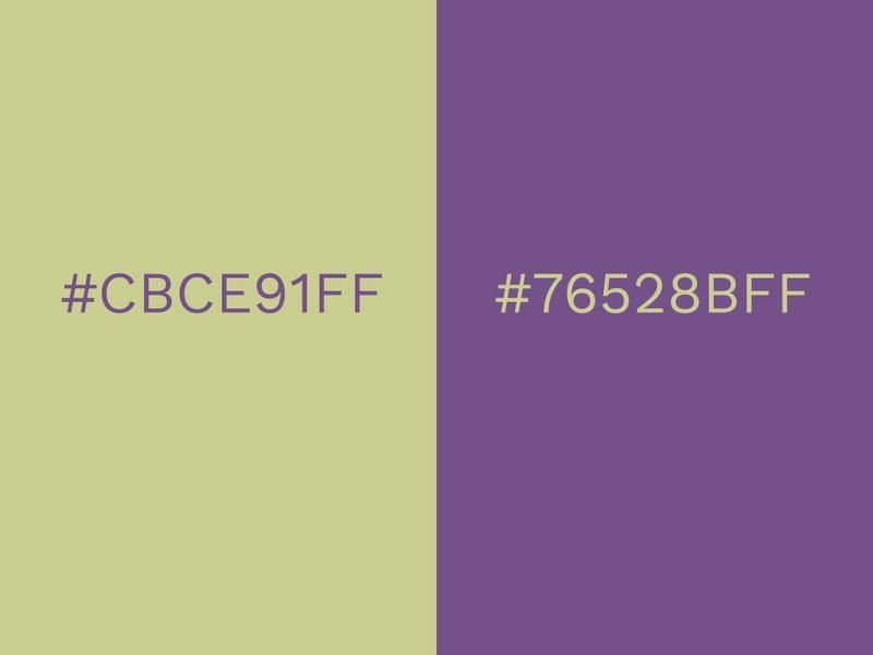 Pale Green and Purple Sapphire colour combination - 80 attractive color combinations to try - Image