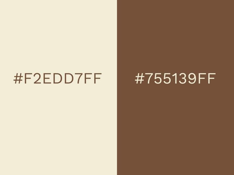 Sweet Corn and Toffee color combinations - 80 attractive color combinations to try - Image