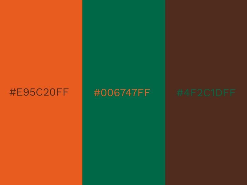 Puffin’s Bill, Green and Brown combos - 80 attractive color combinations to try - Image