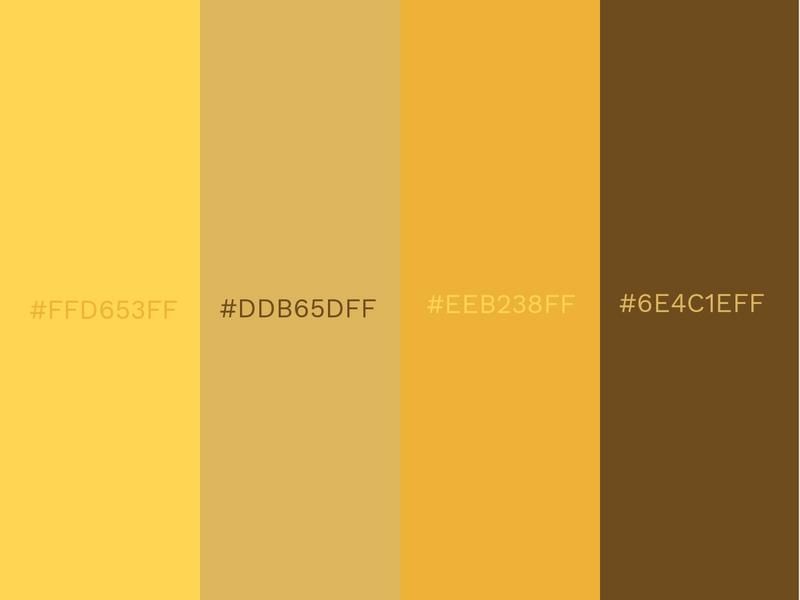 Habañero Gold, Dijon, Honey and Chestnut colour combinations - 80 attractive color combinations to try - Image