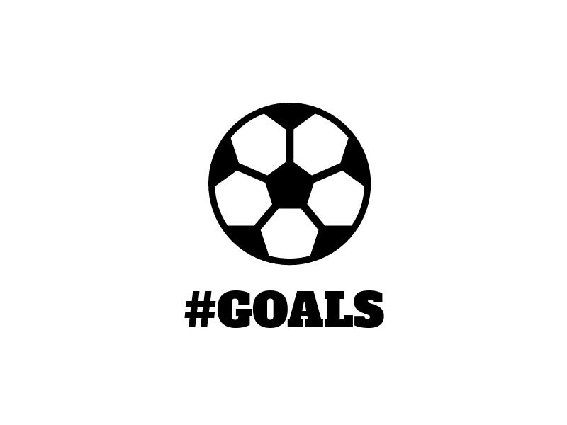 Soccer ball with the hashtag #goals - Set meaningful goals on Instagram - Image