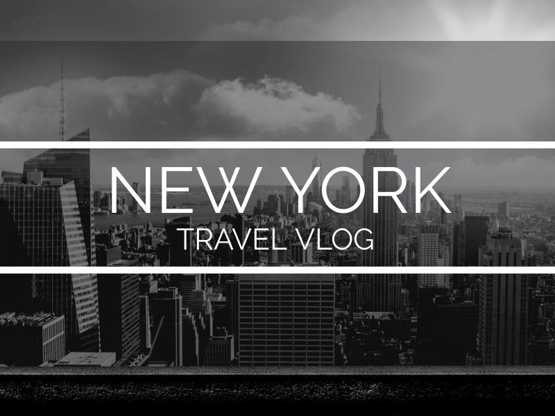 New York travel blog cover image - Tips on how to start a vlog that will grow your online brand - Image