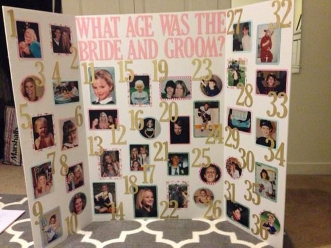 What Age Was The Bride And Groom? decoration - 80 Creative and inspiring engagement party ideas - Image
