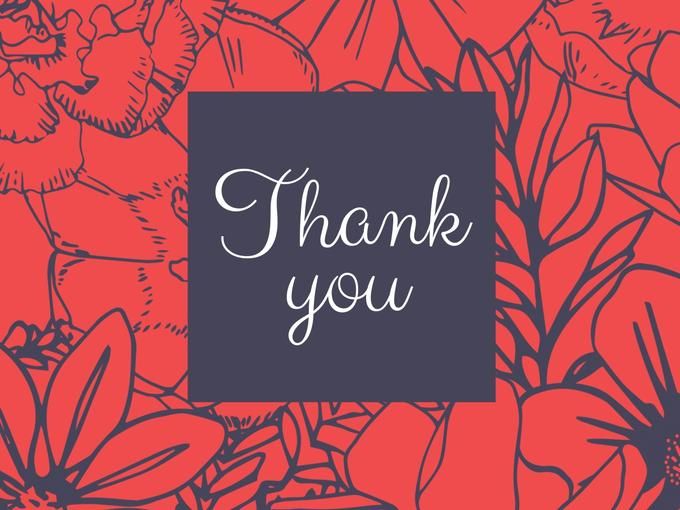 Thank You card - 80 Creative and inspiring engagement party ideas - Image