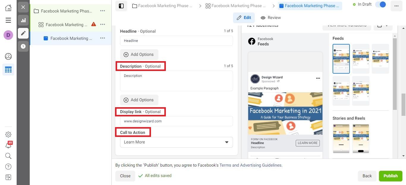 Facebook Lead Ads step 5 part 2 - Facebook marketing: A comprehensive guide on how to effectively use Facebook for business - Image