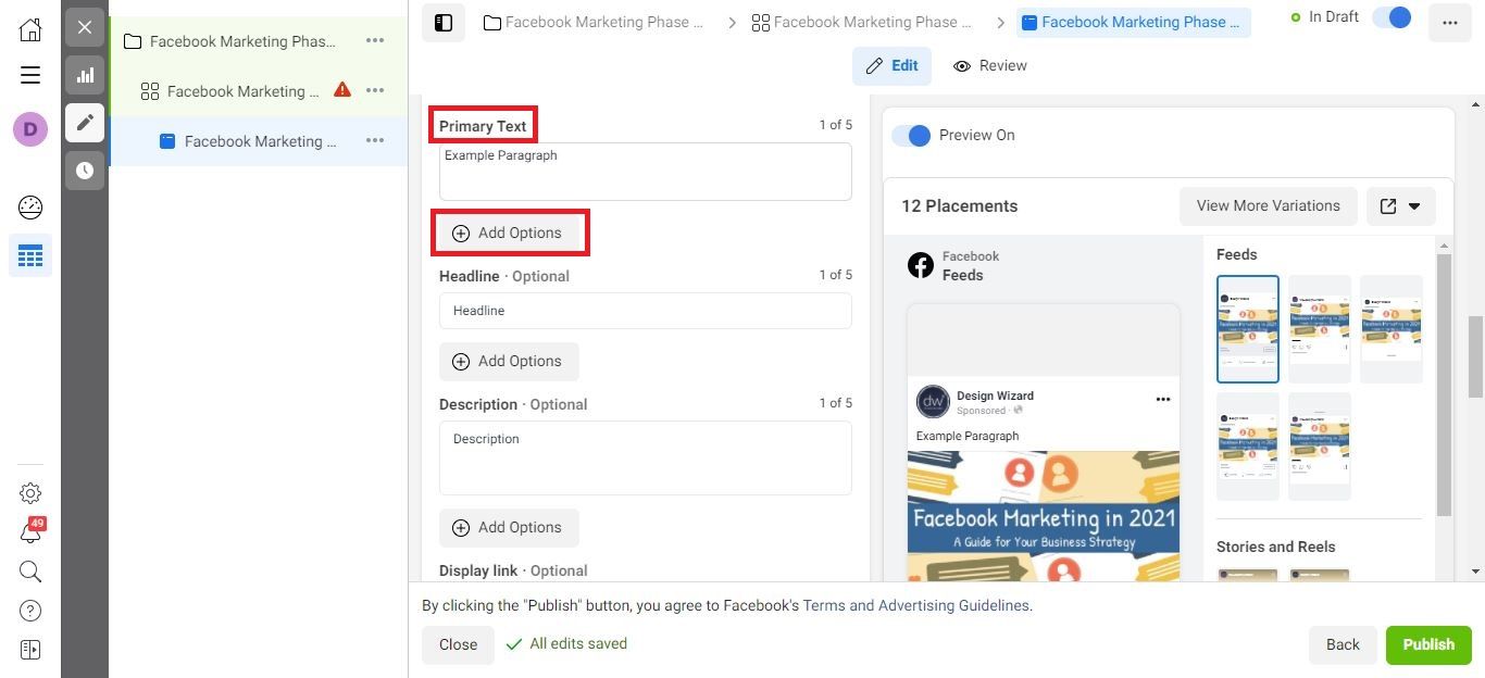 Facebook Lead Ads step 5 - Facebook marketing: A comprehensive guide on how to effectively use Facebook for business - Image