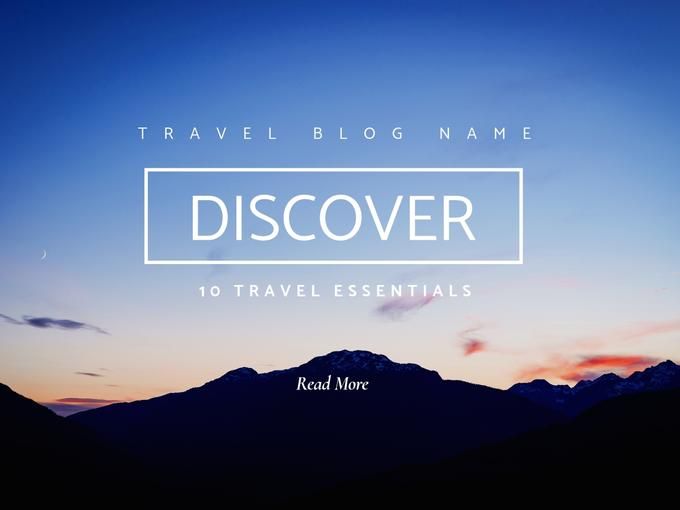 Travel blog cover image - Amazing Facebook post ideas for businesses - Image