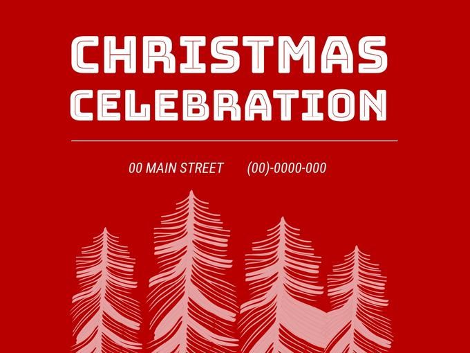 Christmas celebration ad - Amazing Facebook post ideas for businesses - Image
