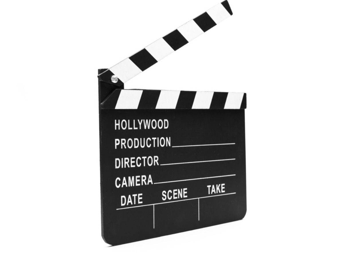 Hollywood film snapper with white background - The biggest trends in graphic design - Image