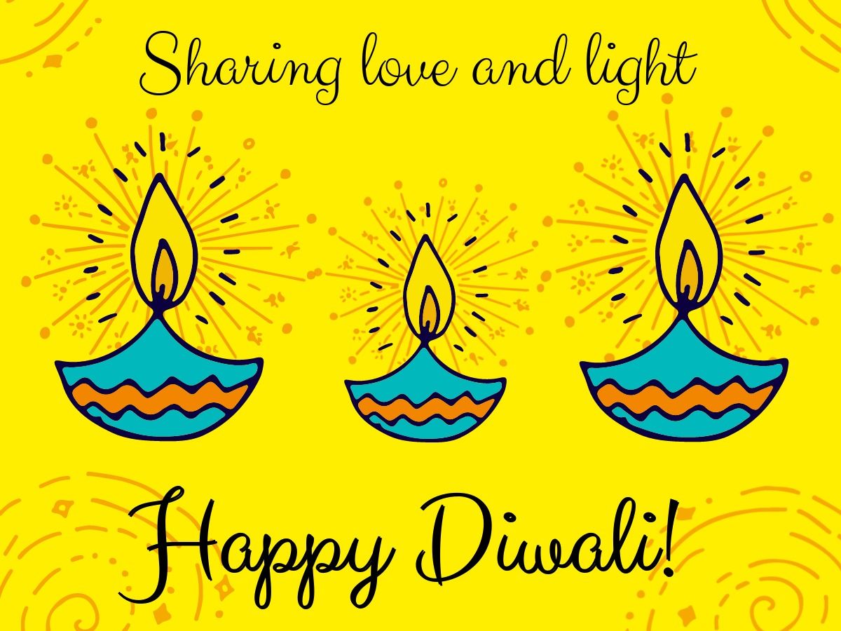 Publicación de Facebook de Diwali