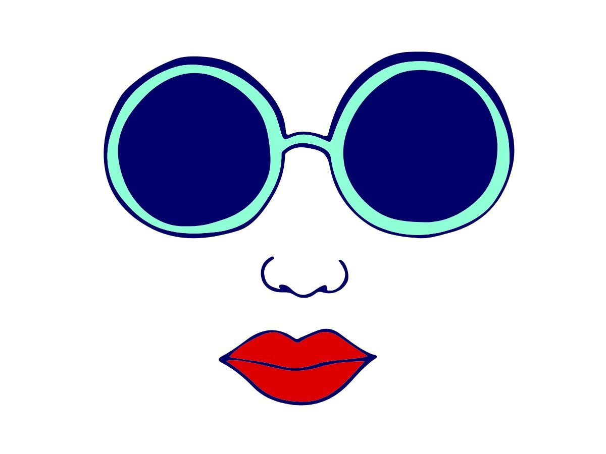 A person wearing sunglasses and lipstick - A complete guide on how to make money on Instagram - Image