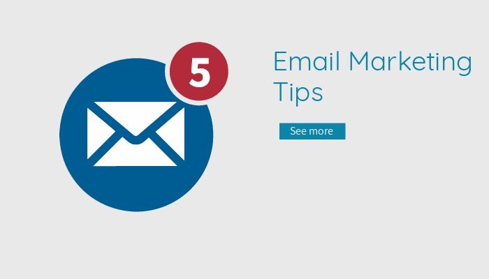 Envelope symbol and "Email marketing tips" as a title - Understanding the marketing funnel concept: A step-by-step guide to engage your customers - Image
