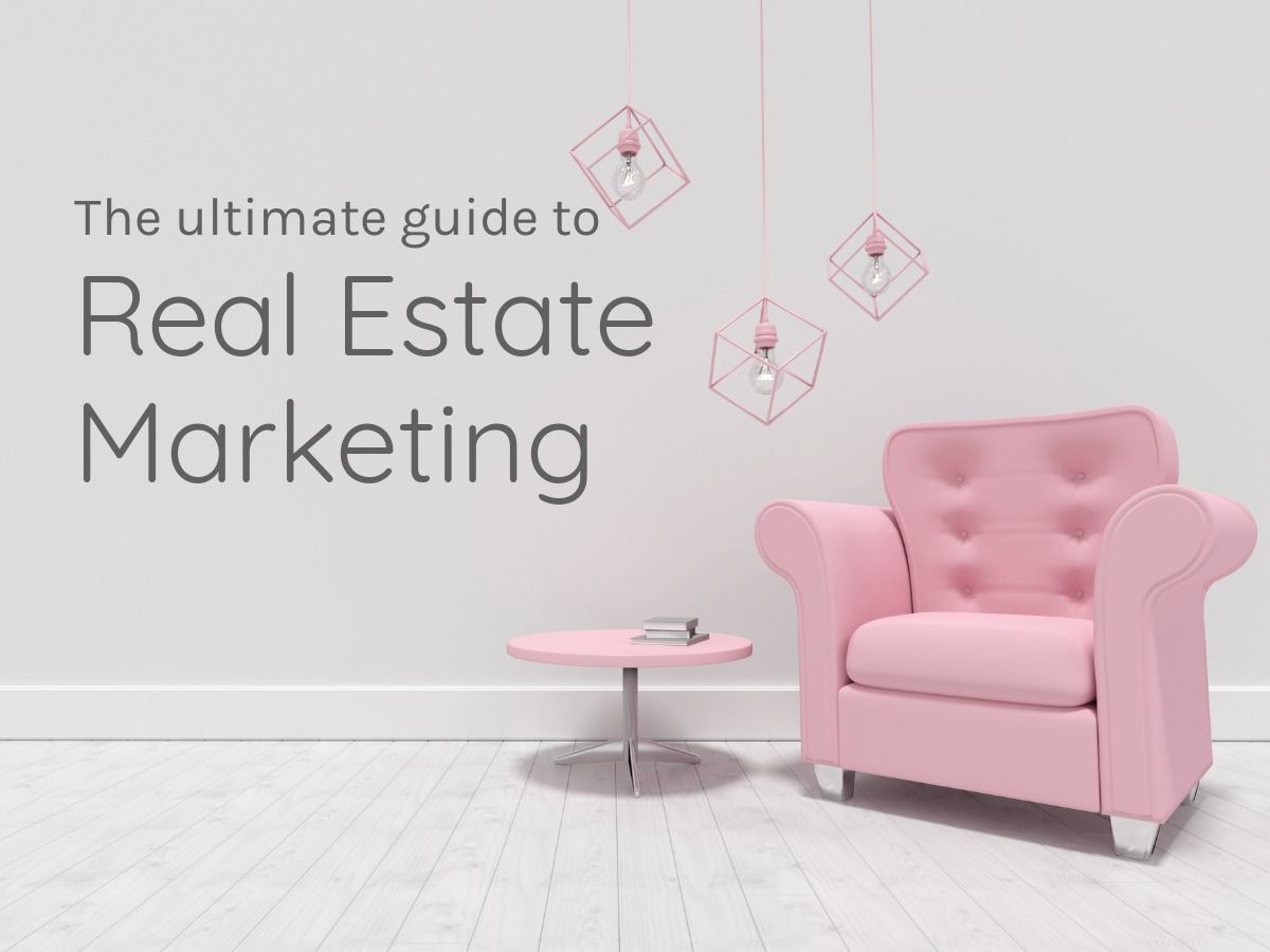 The image shows a pink armchair and a round coffee table20 proven real estate marketing ideas to help attract qualified buyers - Image