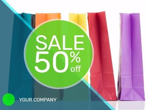 50% off sale ad - The 100 best event marketing ideas - Image