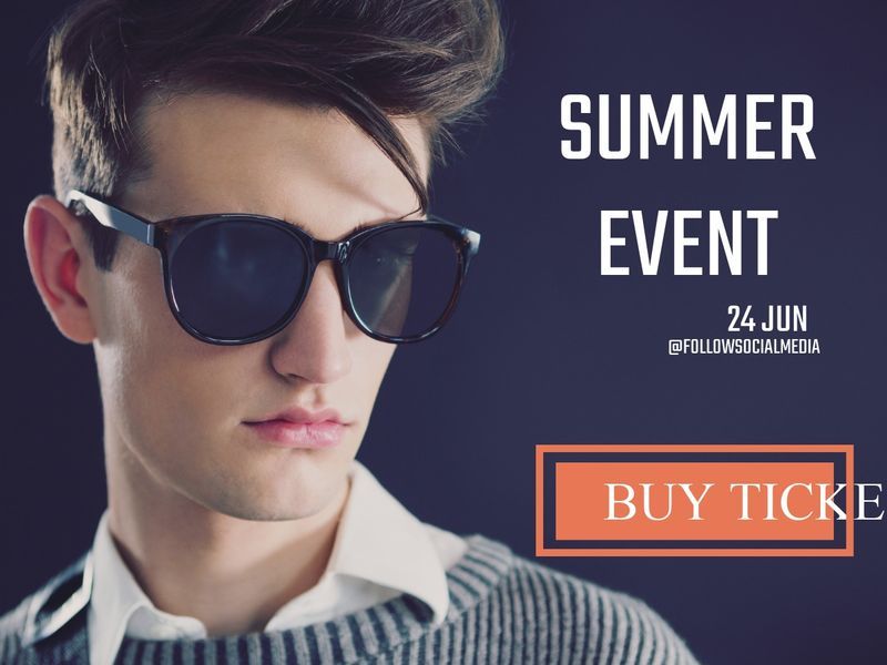 Man in sunglasses - The 100 best event marketing ideas - Image