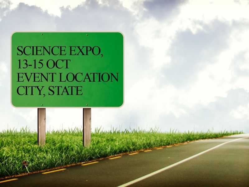Science expo green billboard - The 100 best event marketing ideas - Image