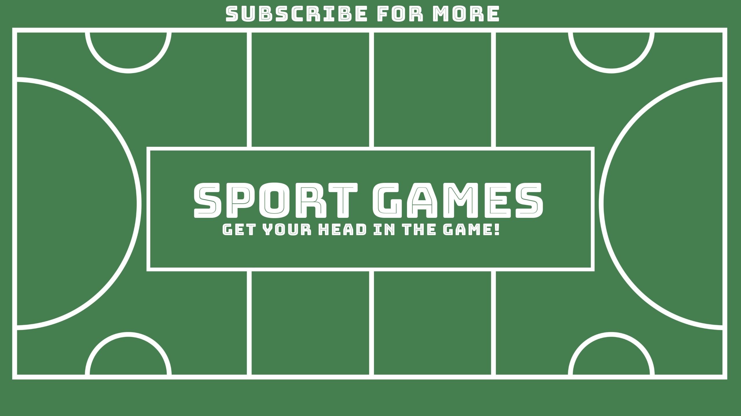 Modelo de banner do youtube de campo esportivo