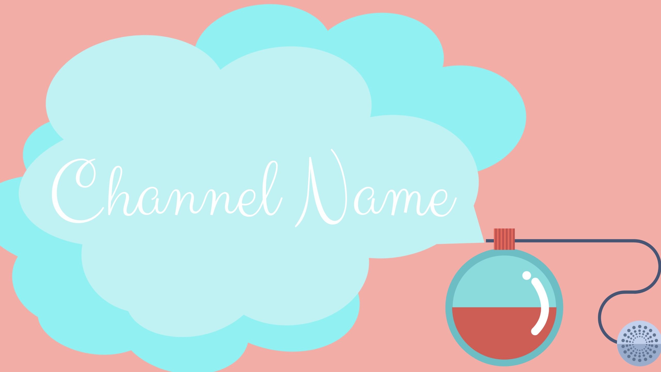 Perfume banner for a YouTube channel about beauty - YouTube channel names: Fresh inspirational ideas - Image