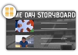 The person passes the stick to the other person against a yellow background